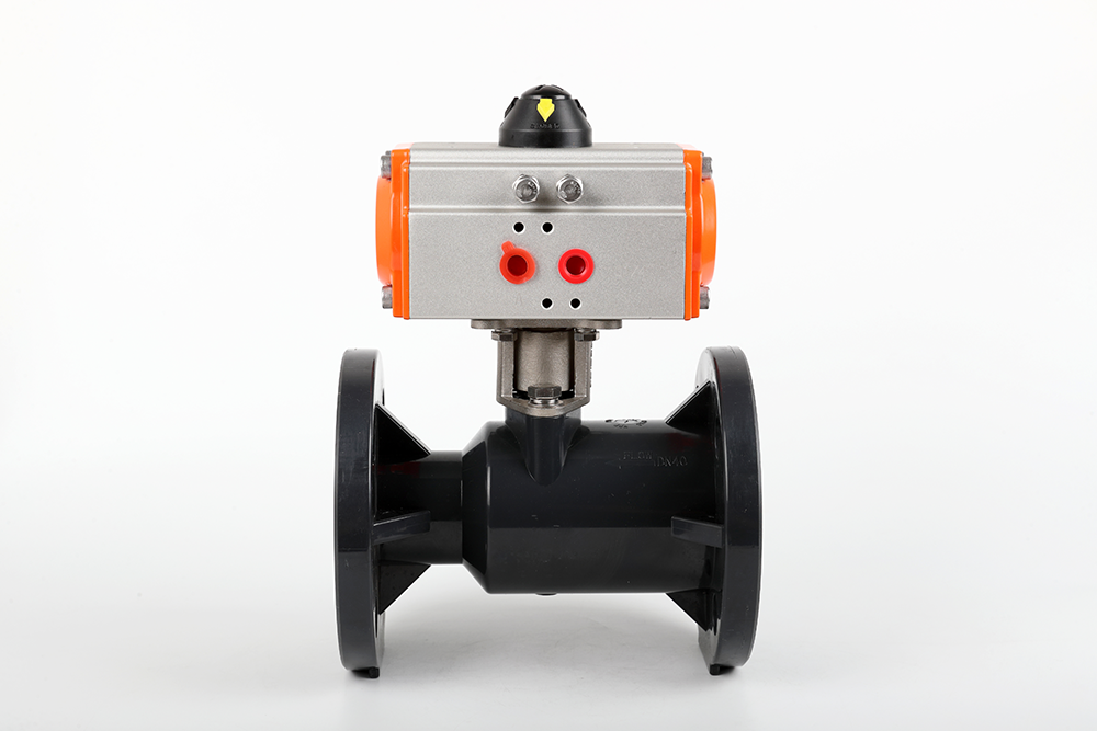 容城气动法兰一体球阀